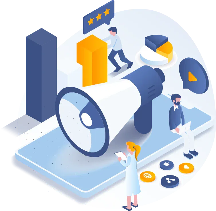 illustration strategie digitale marketingweb seo sea smo et referencement local