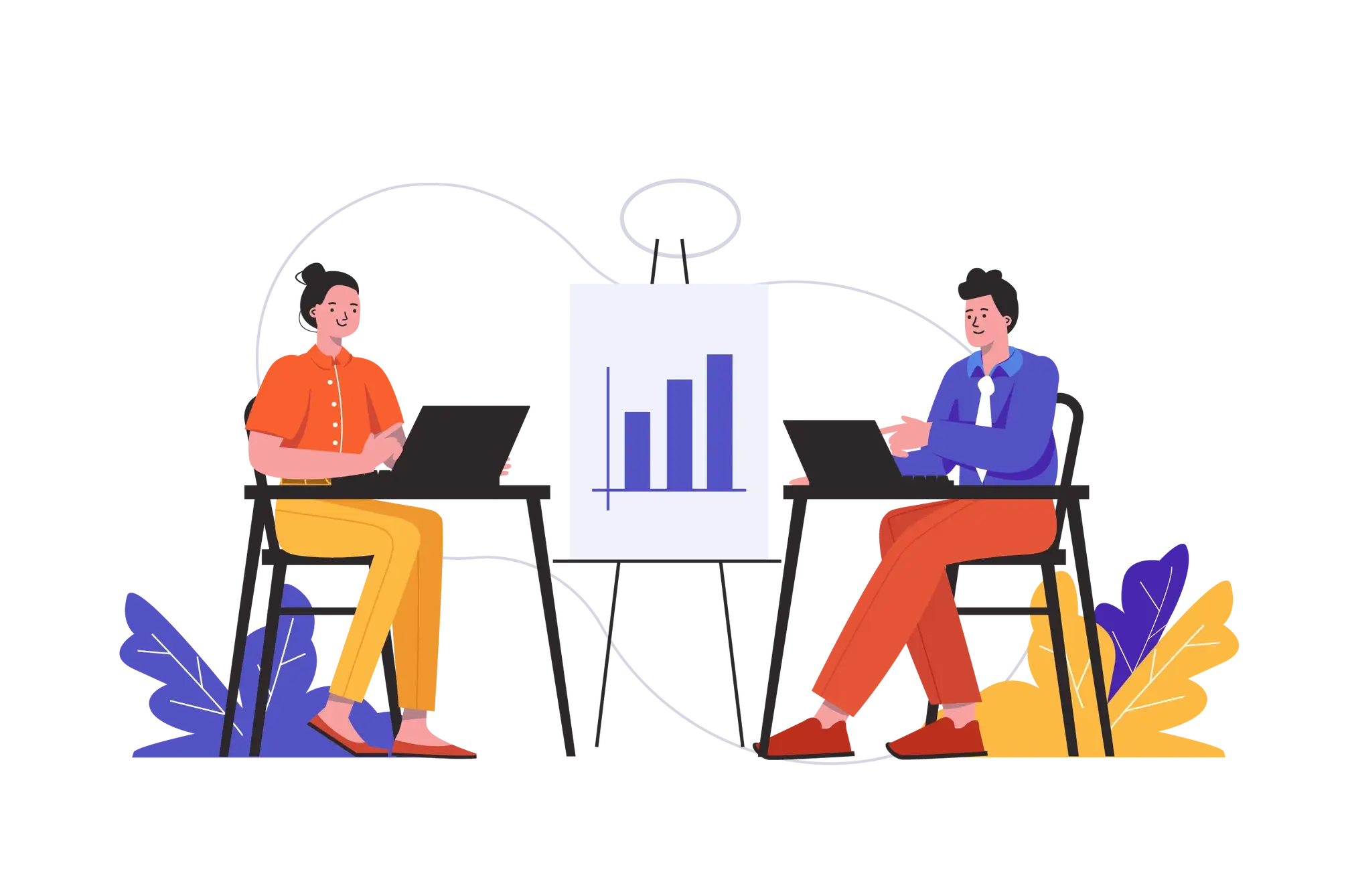illustration des statistiques d'un site web