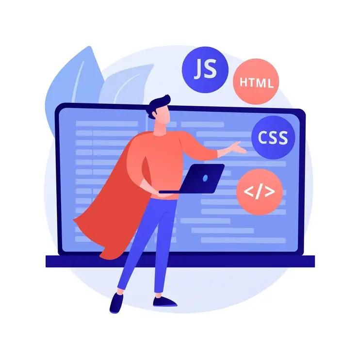 Illustration représentant le html/ css