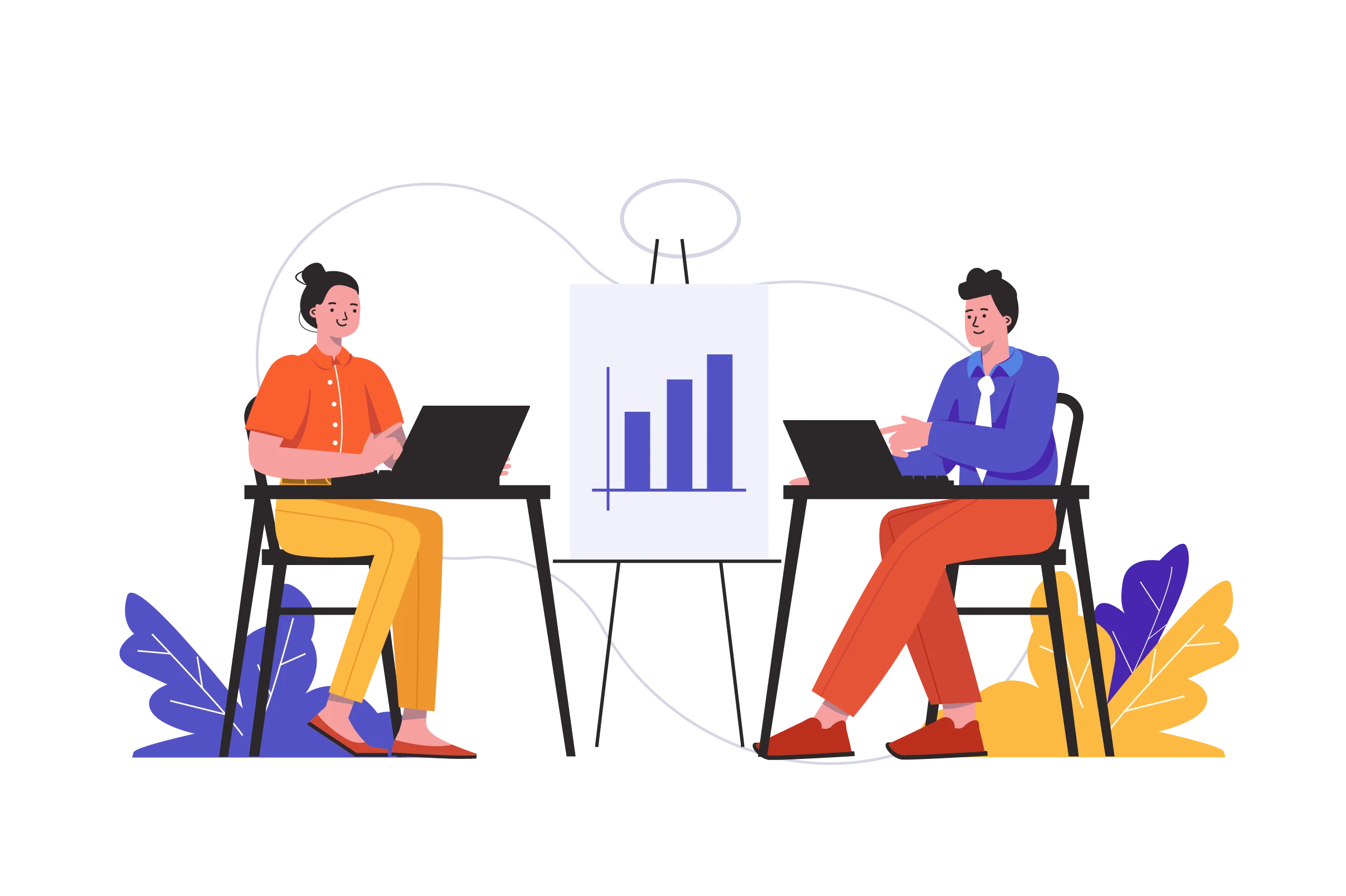 illustration des statistiques d'un site web