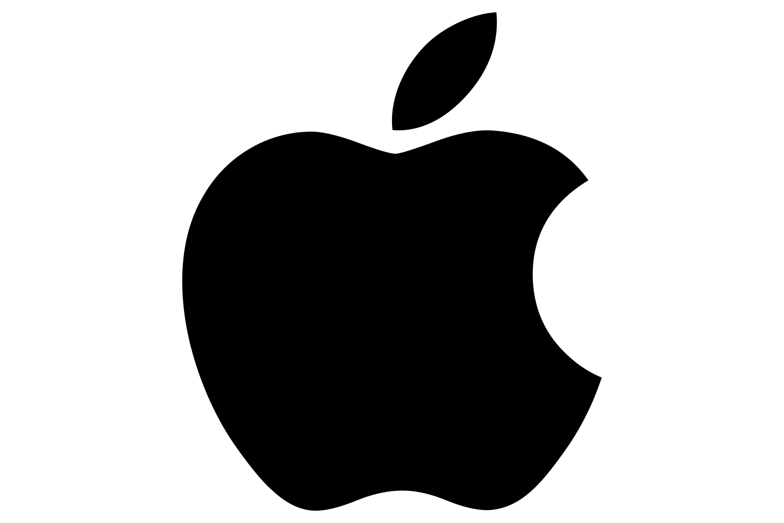 Logo de la marque d'objets électronique Apple