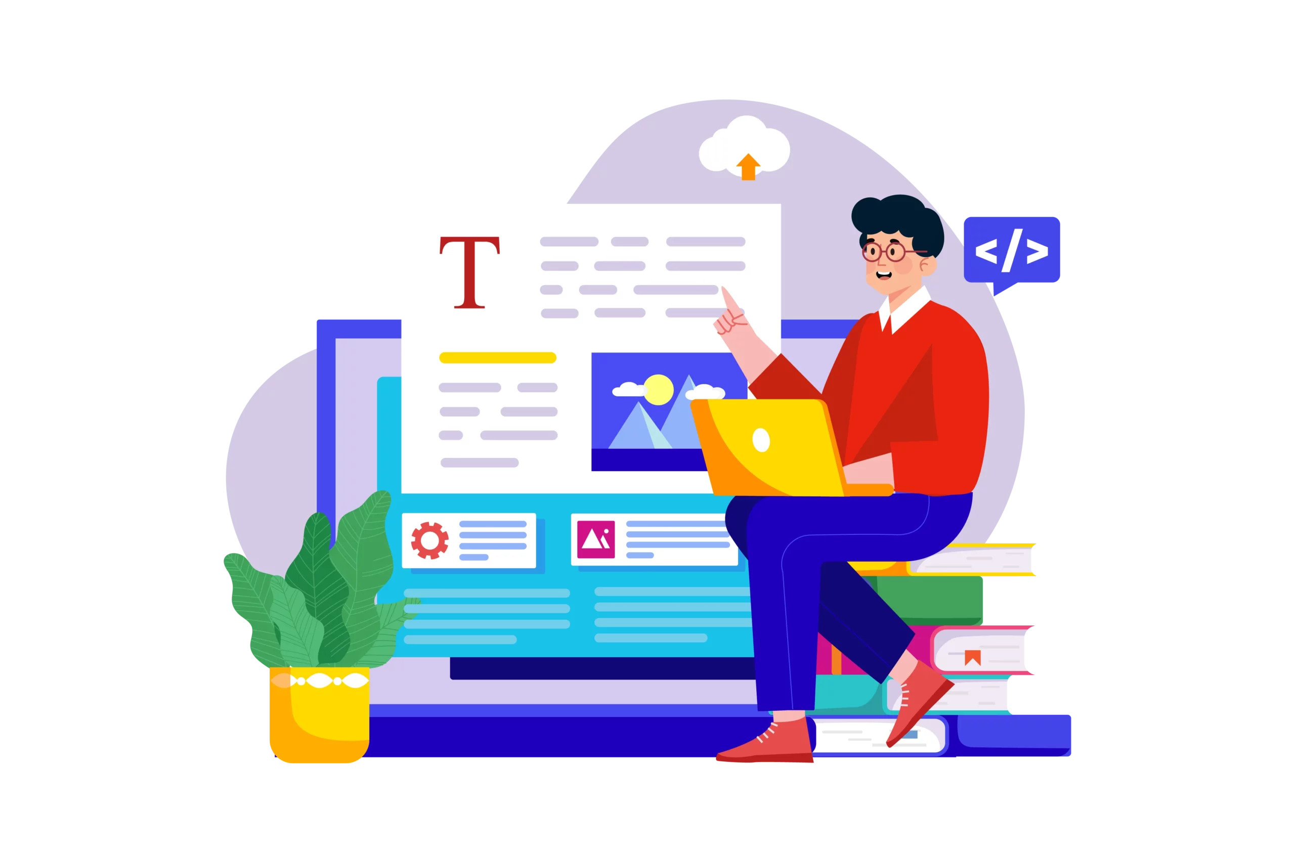 illustration des modifications d'un site web